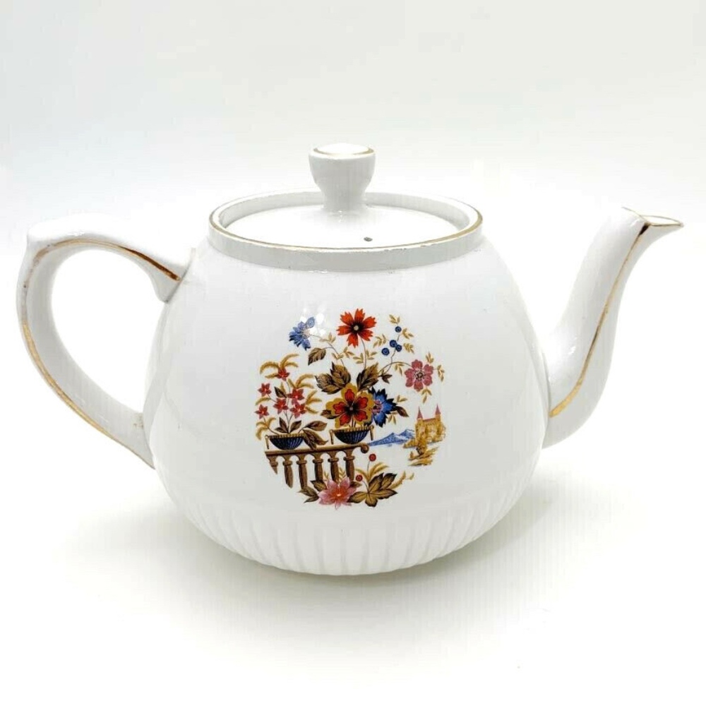 Vintage Teapot Ellgreave England English Ironstone - Picture 3 of 8